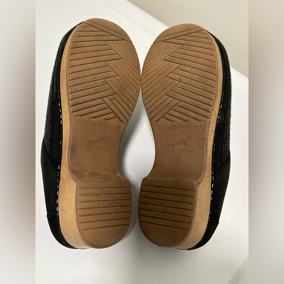 Dansko Bethann Wool Clog Mules Charcoal Gray Size 6.5 - 7 US 37 EU - Picture 8 of 11